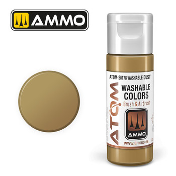 AMMO by Mig Jimenez ATOM-20178 Atom Color paint 17mL ATOM Atom Washable Dust