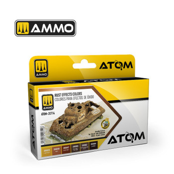 AMMO by Mig Jimenez ATOM-20714 17mL ATOM Atom Rust Effects Colors