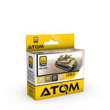 AMMO by Mig Jimenez ATOM-20738 Atom Color paint 17mL ATOM D.A.K Colors WWII Set