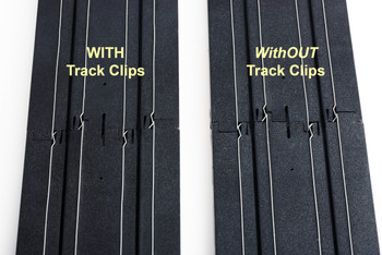 AFX 1013 HO Slip-On Track Clips 25-Pack Stainless Steel 1/64 Racing Accessory
