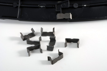 AFX 1014 HO Slip-On Track Clips 100-Pack Stainless Steel 1/64 Racing Accessory