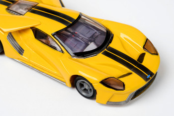 AFX 22029 HO 2020 Ford GT Supercar Triple Yellow Mega G+ Slot Car 1/64 Scale