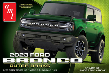 AMT 1345M 1:25 Scale 2023 Ford Bronco Outer Banks Collectible Plastic Model Kit