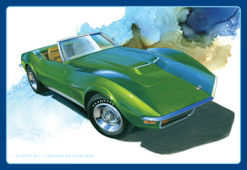 AMT 1437M 1:25 Scale 1972 Chevy Corvette Roadster Collectible Plastic Model Kit