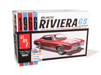 AMT 1439 1:25 Scale 1966 Buick Riviera GS Collectible Plastic Model Kit