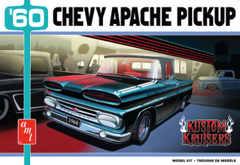 AMT 1444M 1:25 Scale 1960 Chevy Apache Pickup Street Machine Plastic Model Kit
