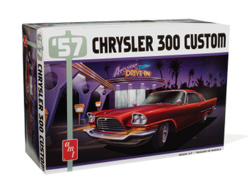 AMT 1447M 1:25 Scale 1957 Chrysler 300 Custom Version Plastic Model Kit