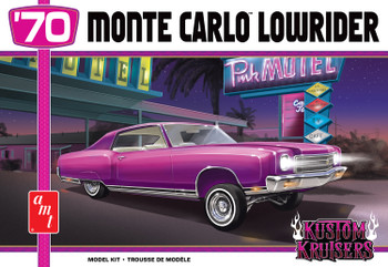AMT 1458 1:25 Scale 1970 Chevy Monte Carlo Lowrider Hobby Plastic Model Kit