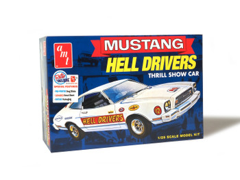 AMT 1475 1:25 Scale 1977 Ford Mustang Hells Drivers Hobby Plastic Model Kit