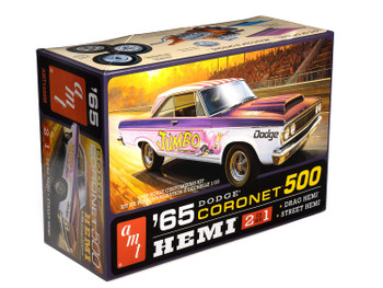 AMT 1499M 1:25 Scale 1965 Dodge Coronet 500 Hardtop HEMI Plastic Model Kit