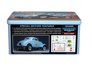 AMT 1513 1:25 Scale 1933 Willys Gasser Ohio George w/Tin Packaging Model Kit