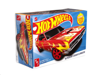 AMT 1527 1:25 Scale Hot Wheels 1969 Mercury Cougar Eliminator Plastic Model Kit