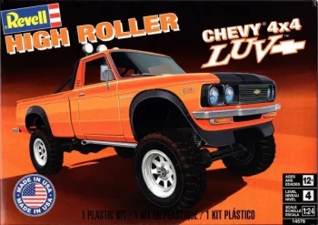 Revell 14576 1:24 Scale Chevrolet LUV 4x4 High Roller Plastic Model Kit