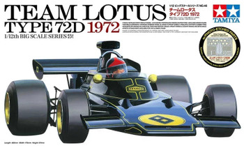 Tamiya 12046 1:12 Scale Team Lotus Type 72D 1972 Plastic Model Kit