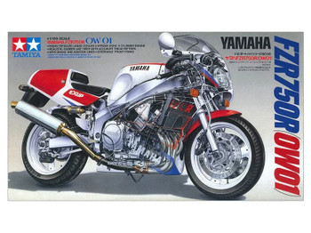 Tamiya 14058 1:12 Scale Yamaha FZR750R (OW01) Plastic Model Kit Display