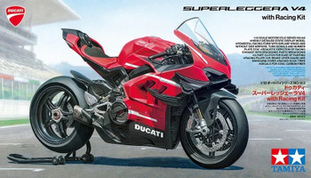 Tamiya 14143 1:12 Scale Ducati Superleggera V4 w/ Racing Kit Plastic Model Kit