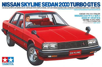 Tamiya 24374 1:24 Scale Nissan Skyline Sedan 2000 Turbo Gt E * S Plastic Model