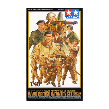 Tamiya 32526 1:48 Scale British Infantry Set European Campaign (15) Plastic
