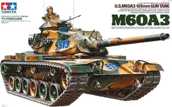 Tamiya 35140 1:35 Scale US M60A3 105mm Gun Tank C 35103C Plastic Model Kit