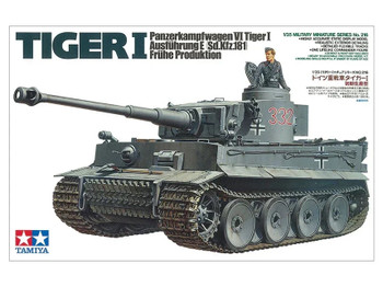 Tamiya 35216 1:35 Scale German Tiger I Early Production Plastic Model Kit