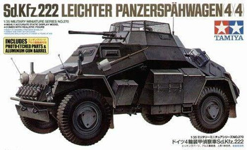 Tamiya 35270 1:35 Scale German Sd.Kfz 222 w/Photo Etched Part Plastic Model Kit