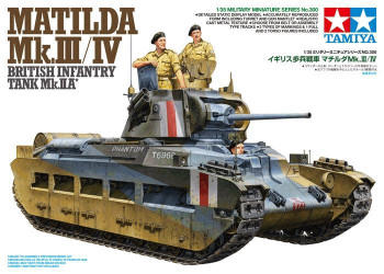 Tamiya 35300 1:35 Scale British Infantry Tank Matilda Plastic Model Figure Kit