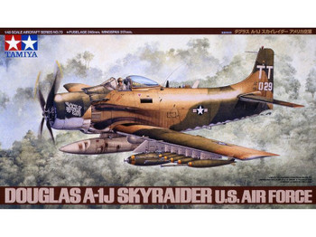 Tamiya 61073 1:48 Scale Douglas A 1J Skyraider USAF Plastic Model Kit