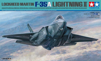 Tamiya 61124 1:48 Scale Lockheed Martin F 35A Lightning II Plastic Model Kit