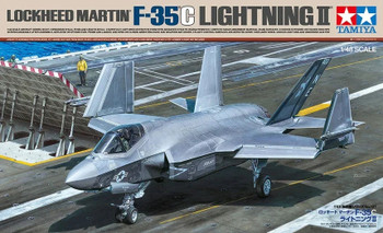 Tamiya 61127 1:48 Scale Lockheed Martin F 35C Lightning II Plastic Model Kit