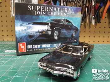 AMT 1124 1:25 1967 Chevrolet Impala Supernatural 4-Door Plastic Model Kit