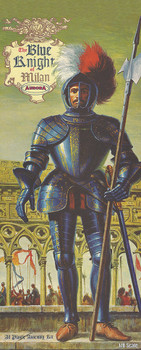 Atlantis A472 1:8 The Blue Knight of Milan Figure Plastic Model Kit Classic