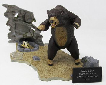 Atlantis A738 1:13 Prehistoric Scenes Cave Bear Snap Together Model Kit