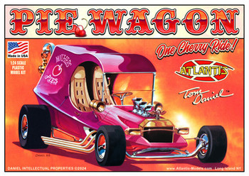 Atlantis M6738 1:24 Tom Daniel Pie Wagon Mothers Pies Show Rod Plastic Model Kit