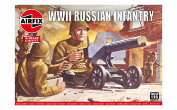 Airfix A00717V 1:76 WWII Russian Infantry Military Collectible Plastic Model Kit