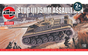 Airfix A01306V 1:76 StuG III 75mm Assault Gun Military Plastic Model Kit