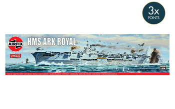 Airfix A04208V 1:600 HMS Ark Royal Military Collectible Plastic Model Kit