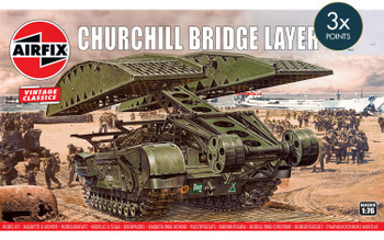 Airfix A04301V 1:76 Churchill Bridge Layer Military Hobby Plastic Model Kit