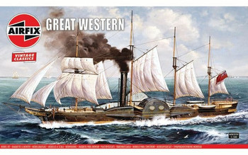 Airfix A08252V 1:180 SS Great Western Paddle Steamship Plastic Model Kit