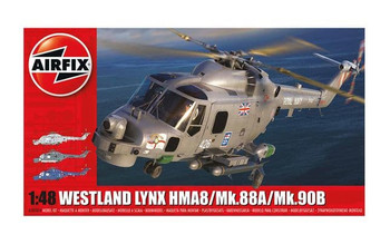 Airfix A10107A 1:48 Westland Lynx Military Helicopter Plastic Model Kit