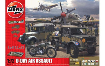 Airfix A50157A D-Day Air Assault Gift Set Plastic Model Kit Hobby Collectible