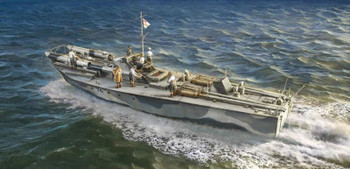Italeri 5624 1:35 Vosper MTB 74 with Crew Plastic Model Kit Royal Navy