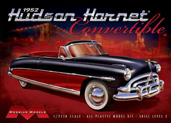 Moebius 1204 1:25 1952 Hudson Hornet Covertible Plastic Model Kit Hobby