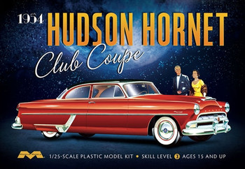 Moebius 1213 1:25 1954 Hudson Hornet Coupe Plastic Model Kit Hobby Collectible