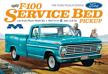 Moebius 1239 1:25 1967 Ford F100 Service Bed Pickup Plastic Model Kit Hobby