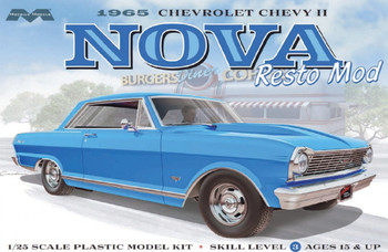 Moebius 2323 1:25 1965 Chevy II Nova Resto Mod Plastic Model Kit Hobby
