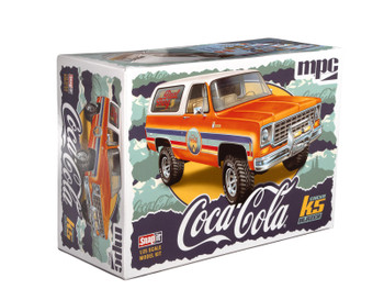 MPC 1022 1:25 Super Snap Chevy K5 Blazer Coke Plastic Model Kit Hobby Display