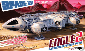 MPC 923 1:48 Space:1999 Eagle II w-Lab Pod Plastic Model Kit Hobby Collectible