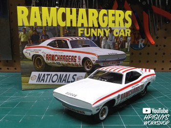 MPC 964 1:25 Ramchargers Dodge Challenger Funny Car Plastic Model Kit Hobby