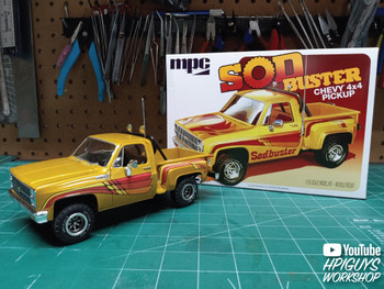 MPC 972 1:25 1981 Chevy Stepside Pickup Sod Buster Plastic Model Kit Hobby