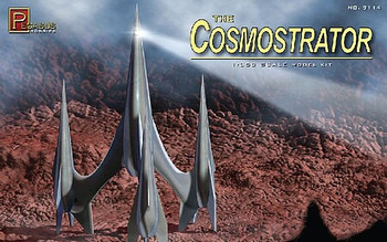 Pegasus 9114 1:350 Cosmostrator Spaceship Retro Sci-Fi Plastic Model Kit Set